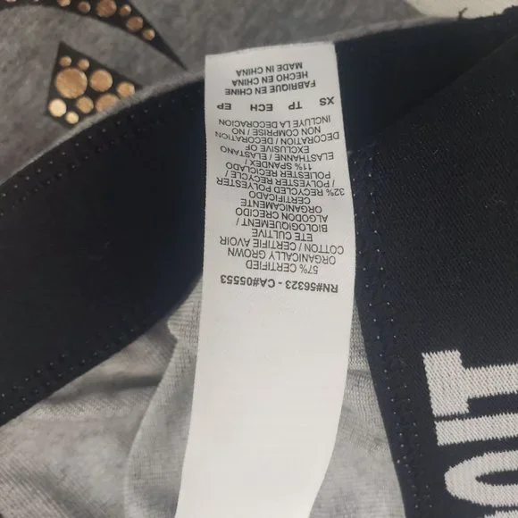 NIKE GOLD DOT LOGO GREY FULL LENGTH LEGGINGS WOMEN'S SIZE X-SMALL - Picture 9 of 10